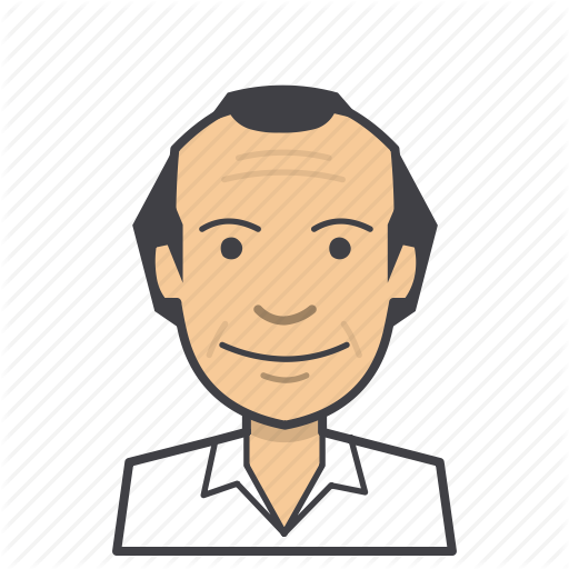 Avatars Clipart Male Icon - Middle Aged Man Icon (512x512)