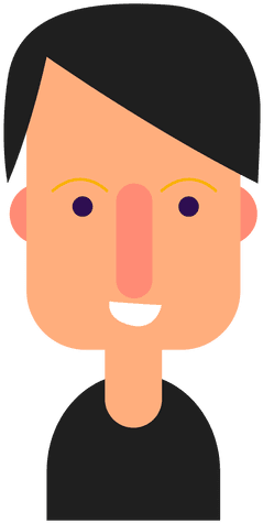 Funny Avatar Png Graphic - Fat Kid Standing Transparent (512x512)