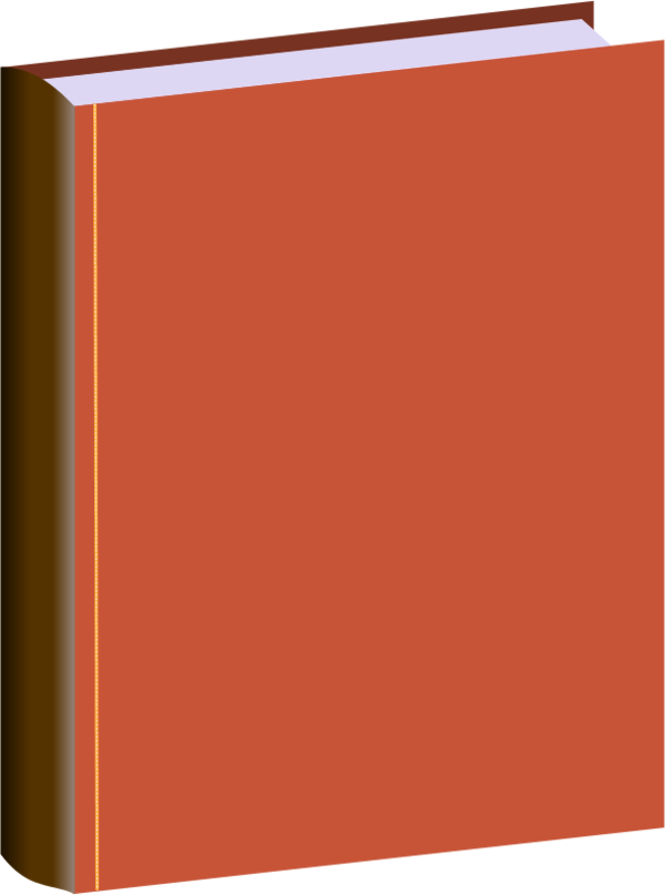 Vertical Book Plain - Vertical Book Plain (600x807)