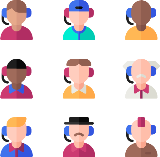 Call Center Avatars - Call Centre (600x564)