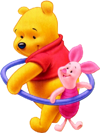Winnie The Pooh And Friends Piglet Winnie The Pooh, - Winnie The Pooh Hula Hoop (337x447)