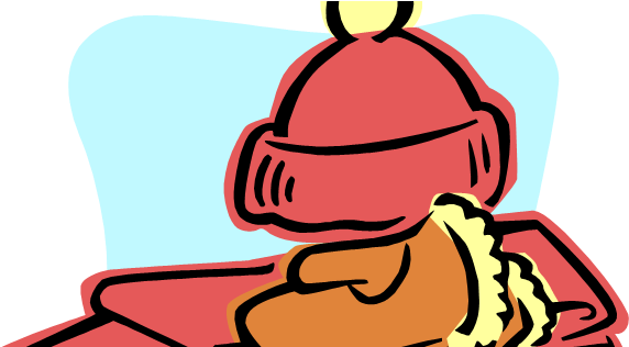 Banner Black And White The Mighty Hawk Messenger Get - Hats And Mittens Clipart (600x315)