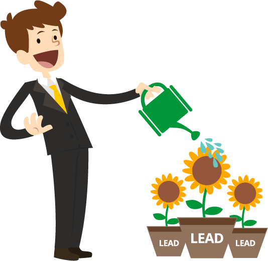 Download Lead Nurturing Clipart Lead Generation Marketing - Lead Nurturing (534x521)