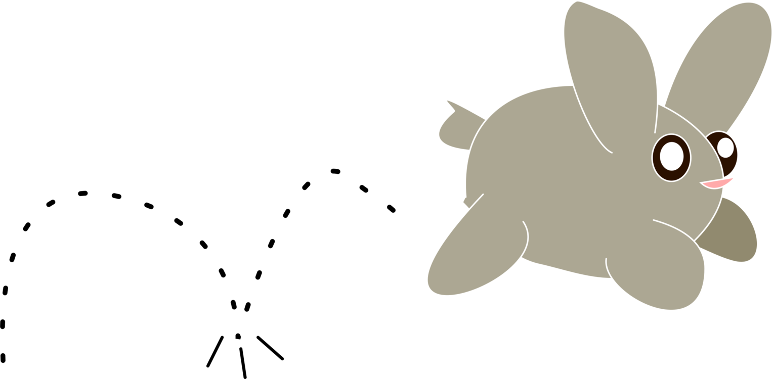 All Photo Png Clipart - Bunny Hopping Clip Art (1528x750)