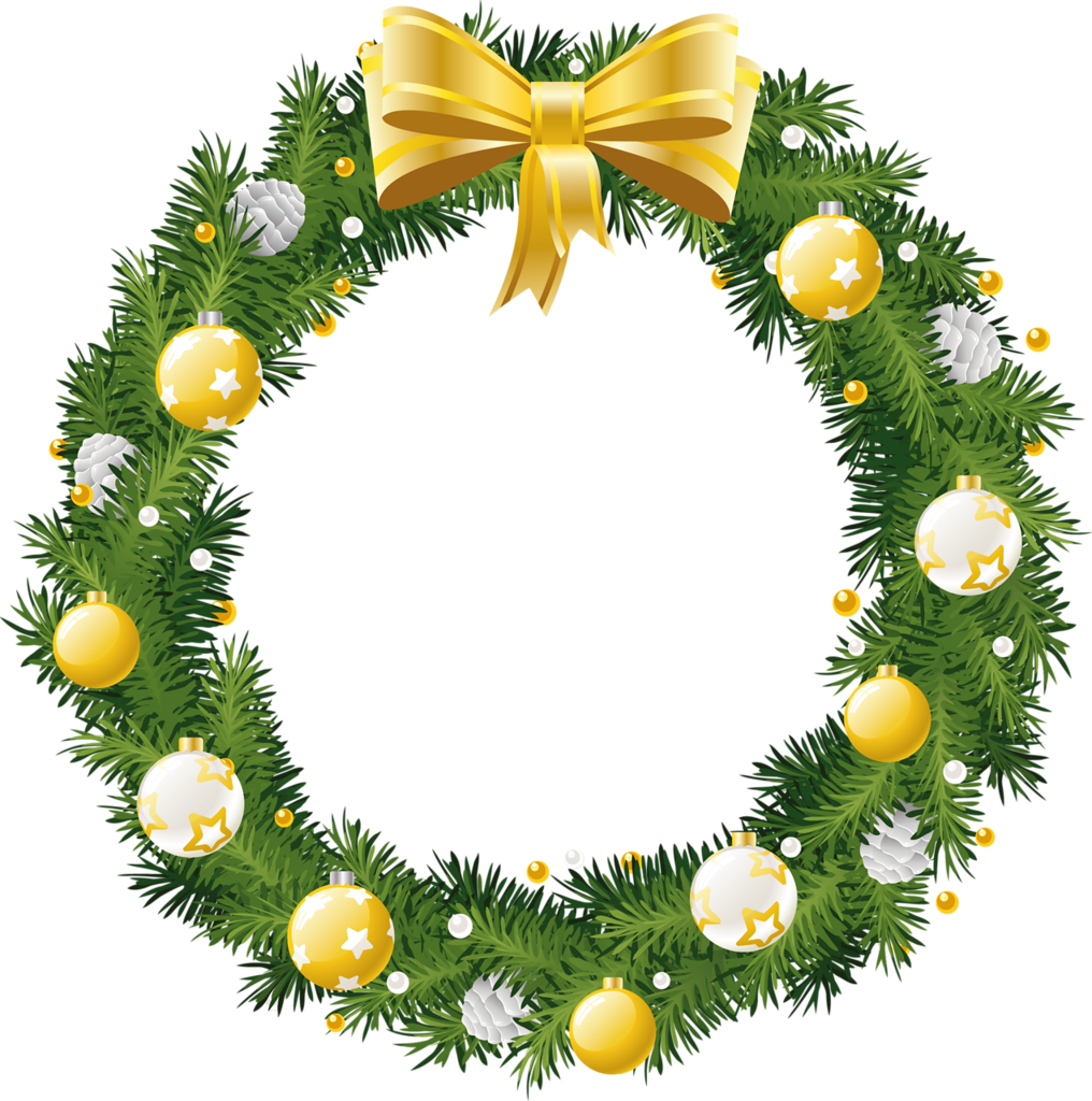 Disk Christmas Clipart, Christmas Themes, Christmas - Corona De Navidad Vector Png (1016x1024)