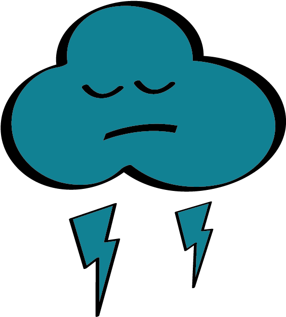 Fear Clipart Unhealthy - Cloud (720x720)