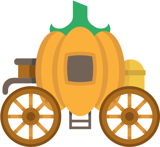 Clip Royalty Free Library Cinderella Pumpkin Carriage - Cinderella Fairy Tale Icon (512x512)