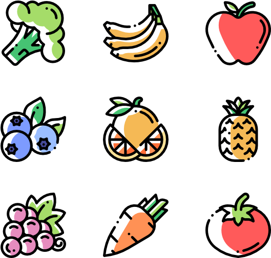 Produce Vector Icons Clip Transparent Stock - Elderly Icon (600x564)