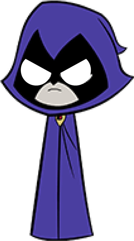 Clip Art Angry Raven - Demon Raven Teen Titans Go (725x1050)