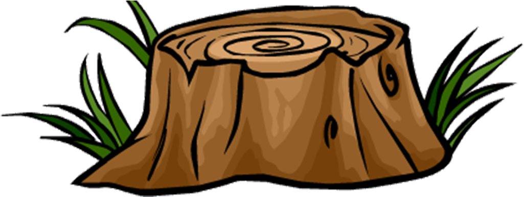 Cartoon Tree Stump Clipart Best Xvbbr2 Clipart - Transparent Cartoon Tree Stump (1047x384)