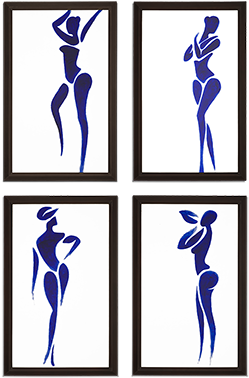 Les Quatre Dames - Coco Chanel Quotes Framed (400x400)