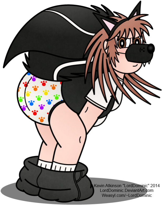 Clipart Fox Skunk - Skunk Boy (800x800)