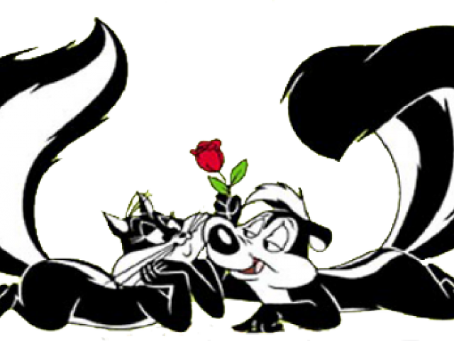Skunk Clipart Girl - Pepe Le Pew Drawing (640x480)