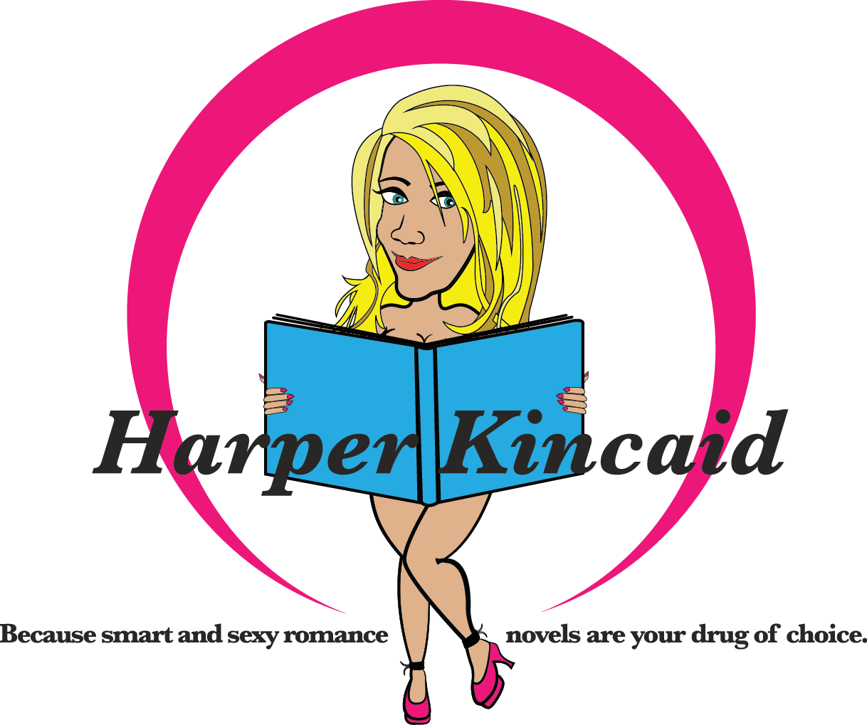 Business Logo Design For Harper Kincaid Romance In - Design (1218x1019)