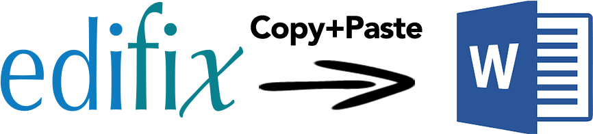 Copy/paste Your Edifixed References - Learn To Use Microsoft Word 2016: Technical Skill Builder (918x239)