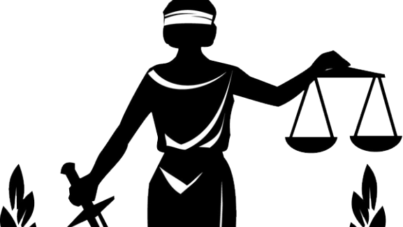 Svg Black And White Download Comparison National And - Symbole De La Justice Française (577x325)