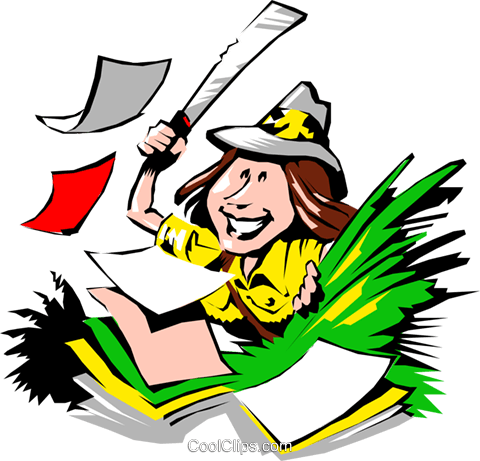 Cartoon Woman Adventurer Royalty Free Vector Clip Art - Lien (480x461)