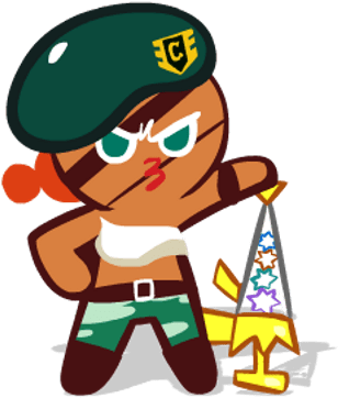 Special Force Cookie Run - Cookie Run Soldier Cookie (400x400)