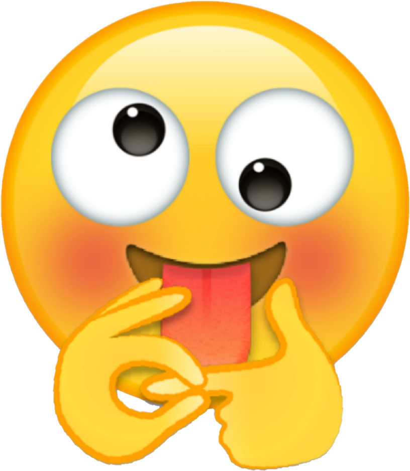Sticker Emoji Emoticon Sex Dizzy Yellow Tongue Custom - Imagenes De Emojis Tonto (1024x1024)