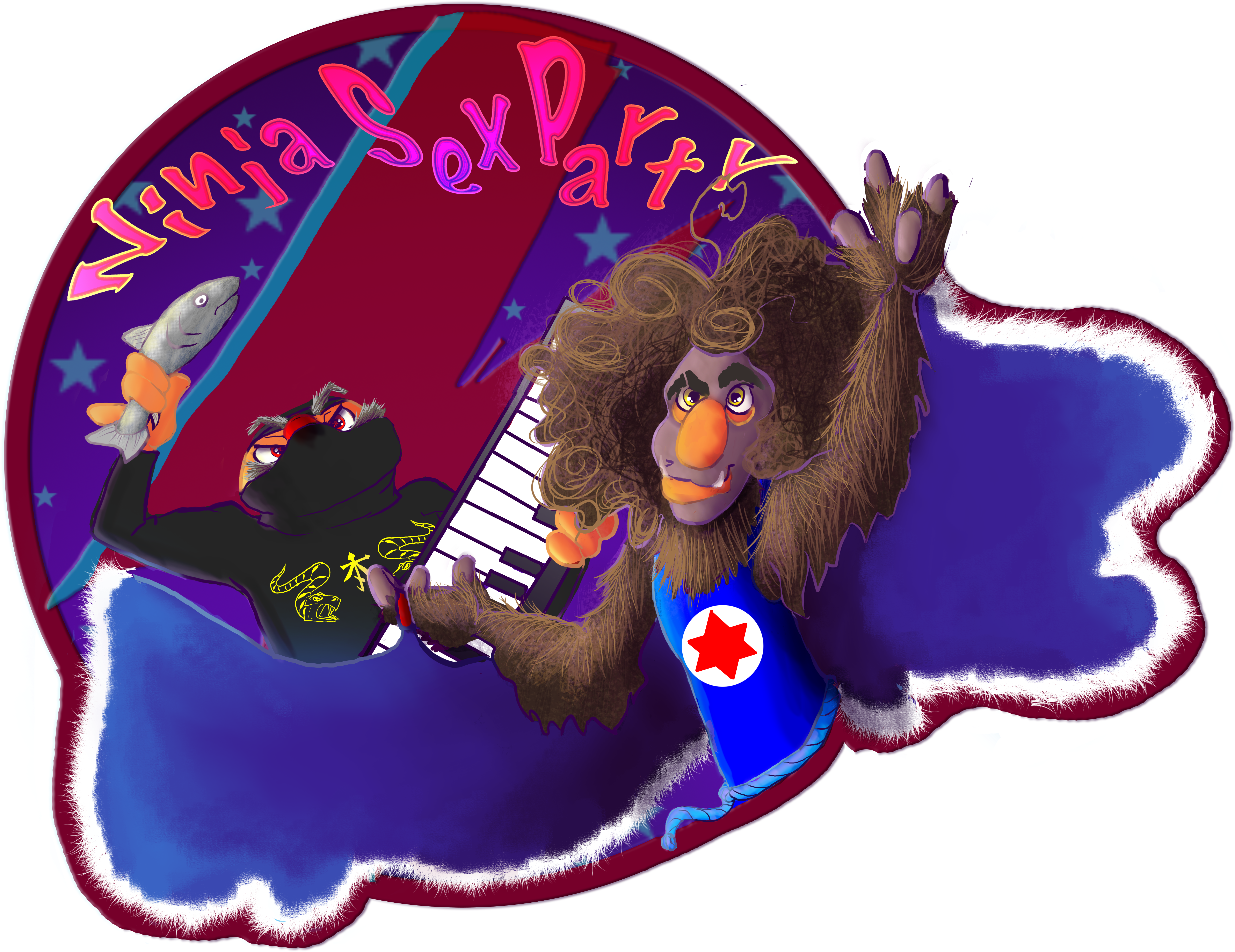 [art] Ninja Sex Muppetsi Blame Brian And Ross - [art] Ninja Sex Muppetsi Blame Brian And Ross (6660x4800)