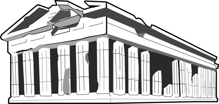 Parthenon Column Computer Icons Download Ancient Greek - Parthenon Png (719x340)