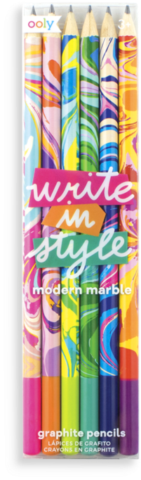 Library Adele Drawing Graphite Pencil - Ooly Write In Style Graphite Pencils (800x800)