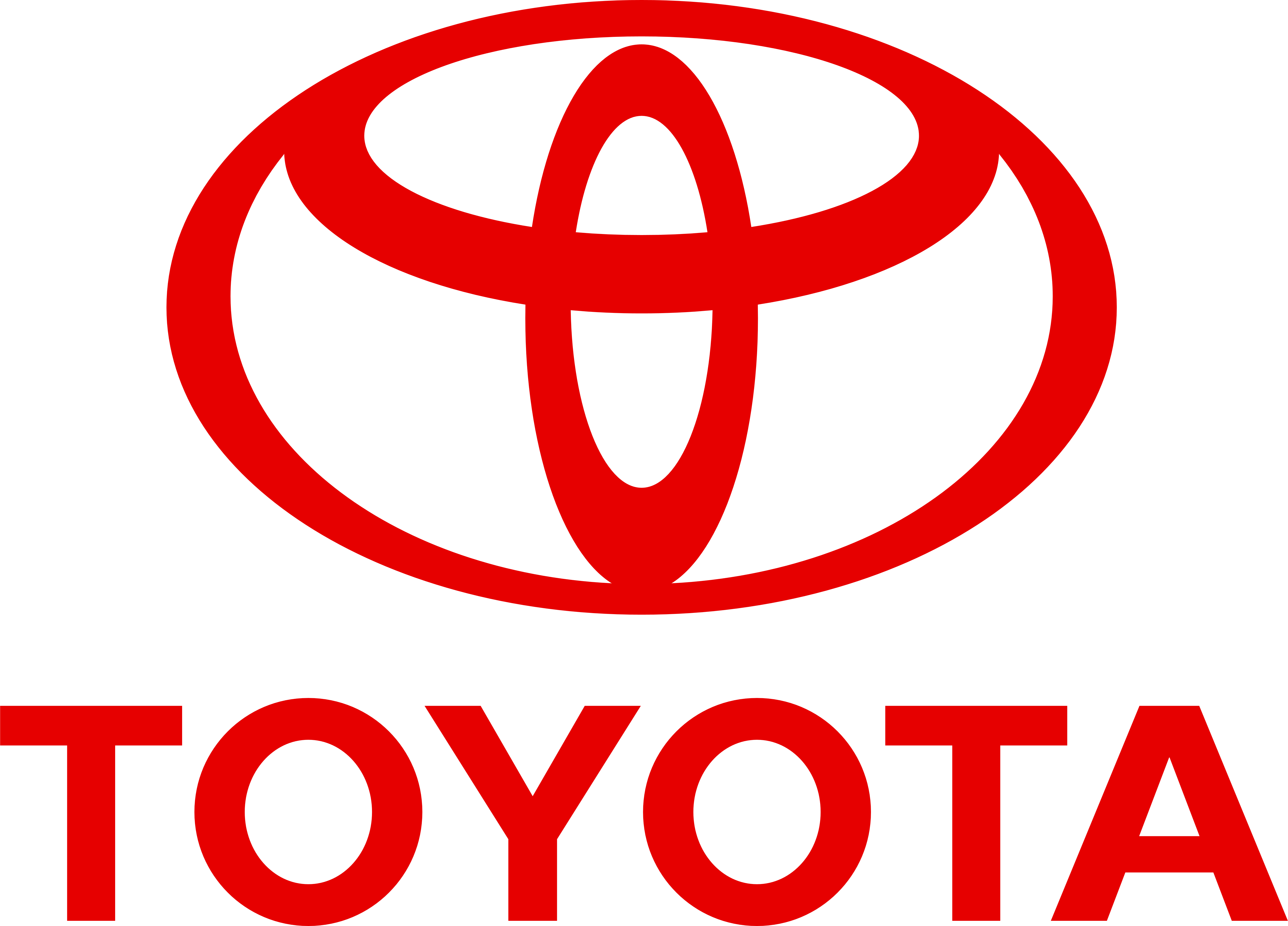 Toyota Logo Clipart Silver - Toyota Let's Go Places Logo (5000x3593)