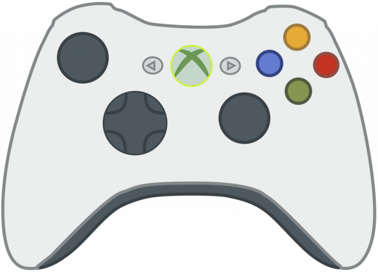 Vector Freeuse Download Xbox Clipart For Free Download - Xbox 360 Controller Png (768x554)