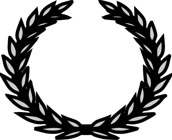 Laurel Clipart Roman Leaves - Laurel Wreath (600x490)