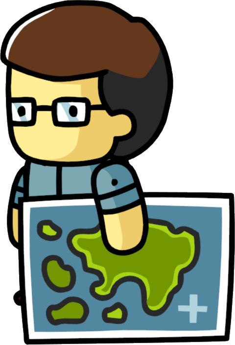 Cartographer Scribblenauts Wiki Fandom Powered By Wikia - Cartographer Clip Art (480x705)