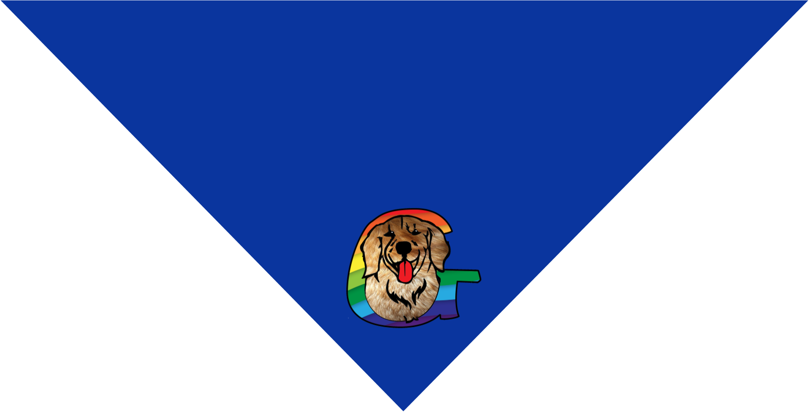 A Golden Wish Dog Bandanas - Golden Wish (1658x846)