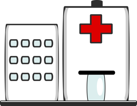 Hospital Headache Nuchal Rigidity Symptom Dizziness - Clip Art (440x340)