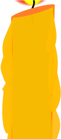 Melting Candle Clipart Three - Birthday Candle Clip Art (640x480)