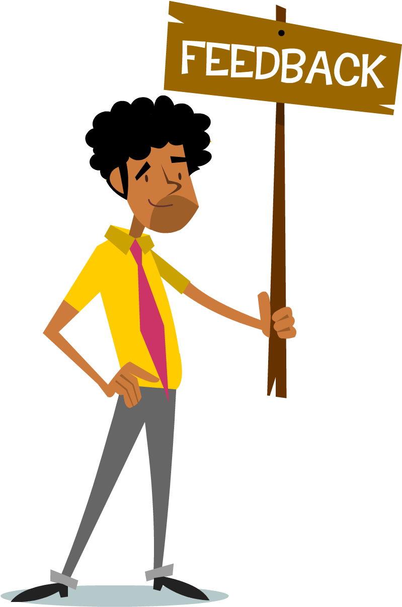Feedback Is The Food Of Progress And, Whilst It May - Feedback Cartoon Logo (1146x1250)