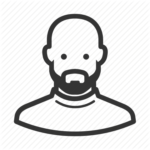Bald Man Avatar Clipart Computer Icons Clip Art - Bald Beard Icon (512x512)