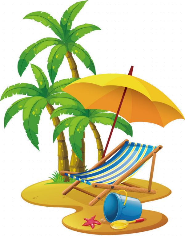 Chaises De Plage, Cliparts Plage, Plages De Sable, - Cadeira De Praia Desenho Png (600x774)