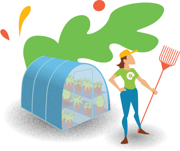 Greenhouse - Greenhouse Cartoon Transparent (598x500)