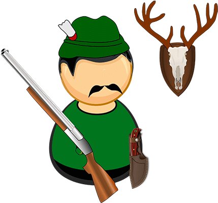 Hunters Encouraged To Perform Preseason Scouting And - Deer Head: Pine Green Round Ornament (450x420)