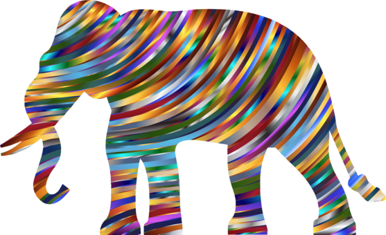 Seeing Pink Elephants Computer Icons Animal - Elephant Png Clipart (557x340)