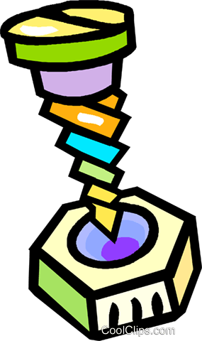 Nut And Screw Royalty Free Vector Clip Art Illustration - Southwest Plains Regional Service Center (285x480)