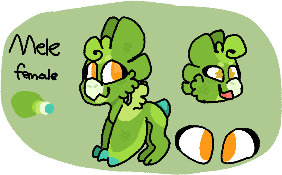 Clip Art Free Mele Ref Sheet By Rosythefoxluv On Deviantart - Clip Art (1024x684)