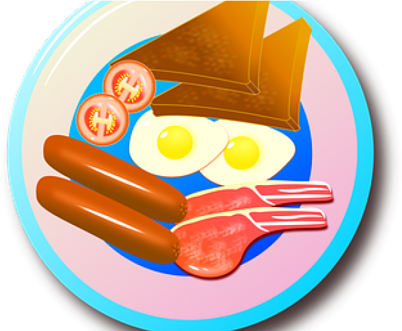 Sausage Clipart Egg Sausage - Vector Sarapan (640x480)