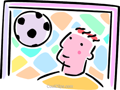 Soccer Goalie Royalty Free Vector Clip Art Illustration - Soccer Goalie Royalty Free Vector Clip Art Illustration (480x362)