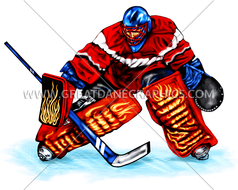 Block Production Ready Artwork For T Shirt - Ice Hockey (825x620)