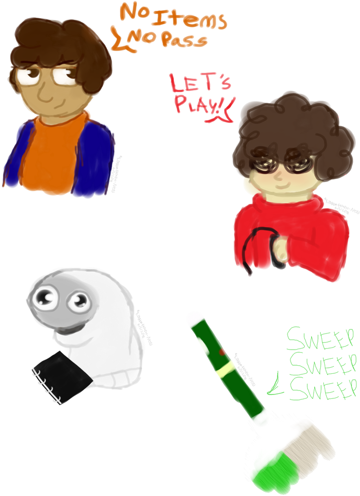Some Baldi's Basic's Doodles - Drawing (774x1032)