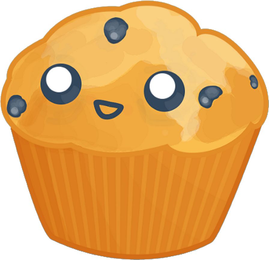 Kawaii Blueberry Muffins (1031x1024)