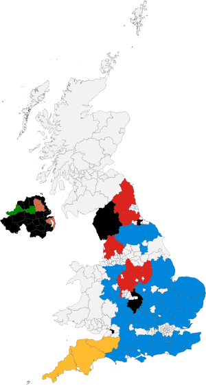 United Kingdom Local Elections, - North Of Watford Gap (300x561)