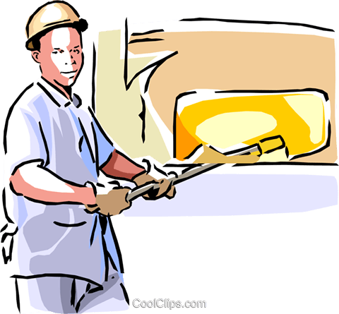 Baker Royalty Free Vector Clip Art Illustration - Illustration (480x445)