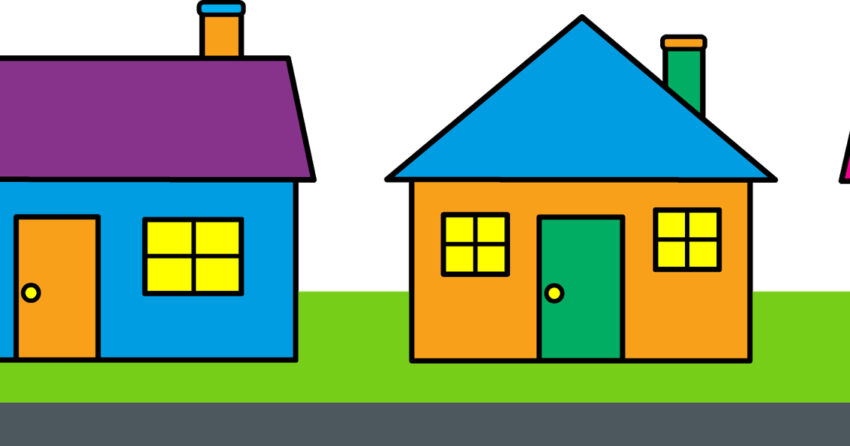 Download House In Row S Clipart House Clip Art House - Kutcha House (1200x630)