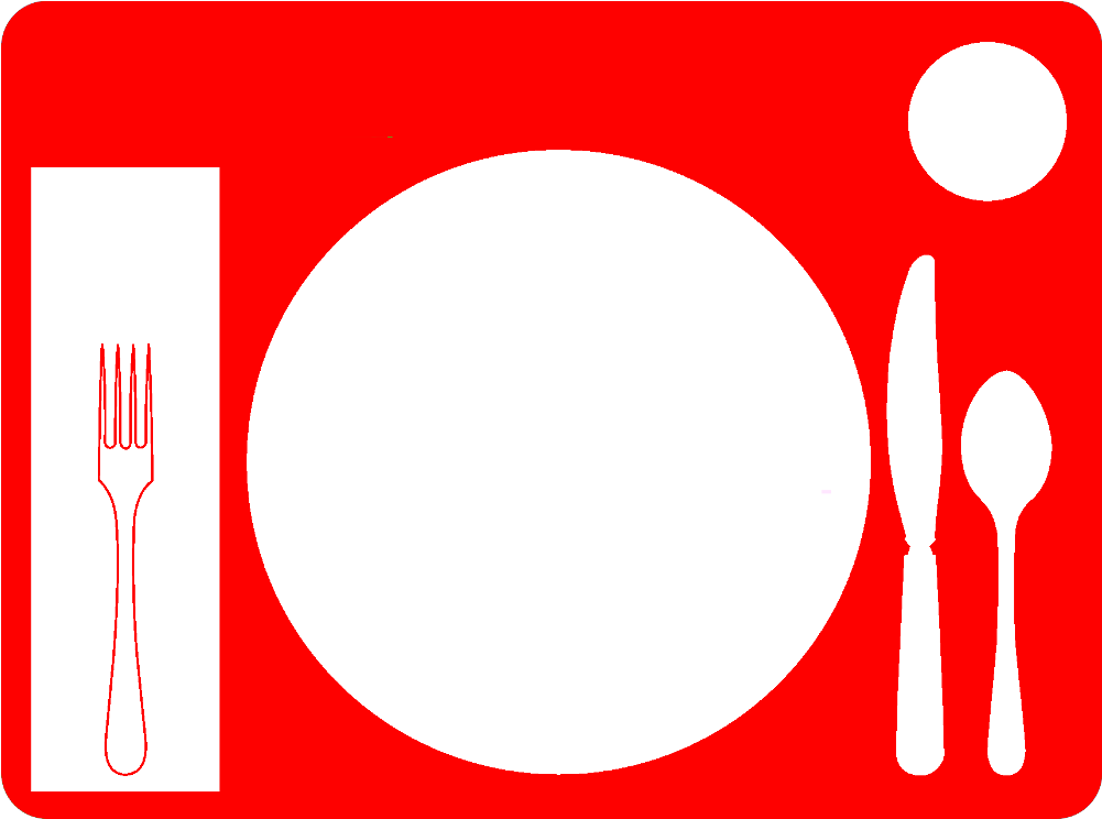 Svg Download Non Slip Setting Place Mat Red Unforgettable - Table Mat Clipart (1000x1000)